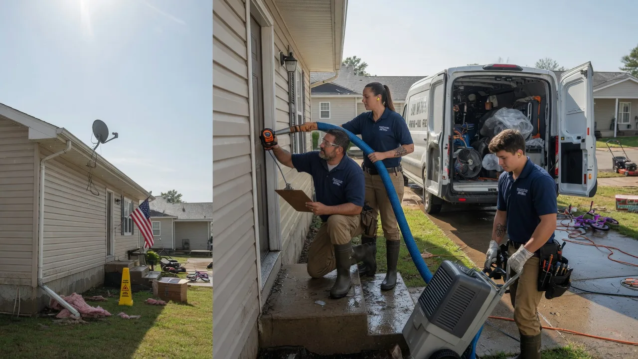 Ceiling Water Damage Restoration in Pineville, LA near me